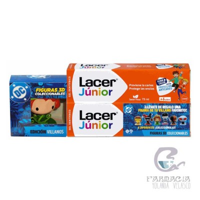 Lacer Junior Duplo Gel Dental Fresa + Figura