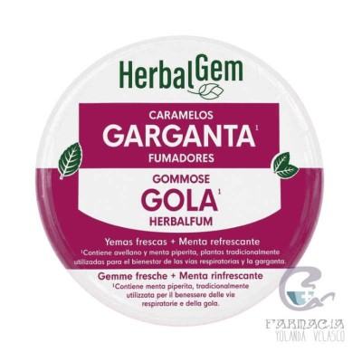 Herbalgem Caramelos Garganta Fumadores 45 gr