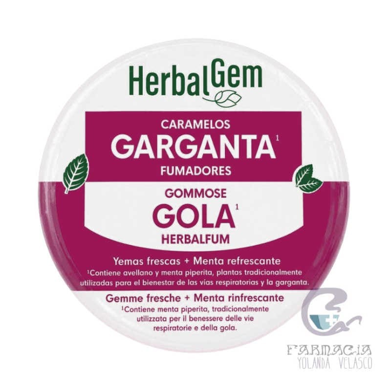 Herbalgem Caramelos Garganta Fumadores 45 gr