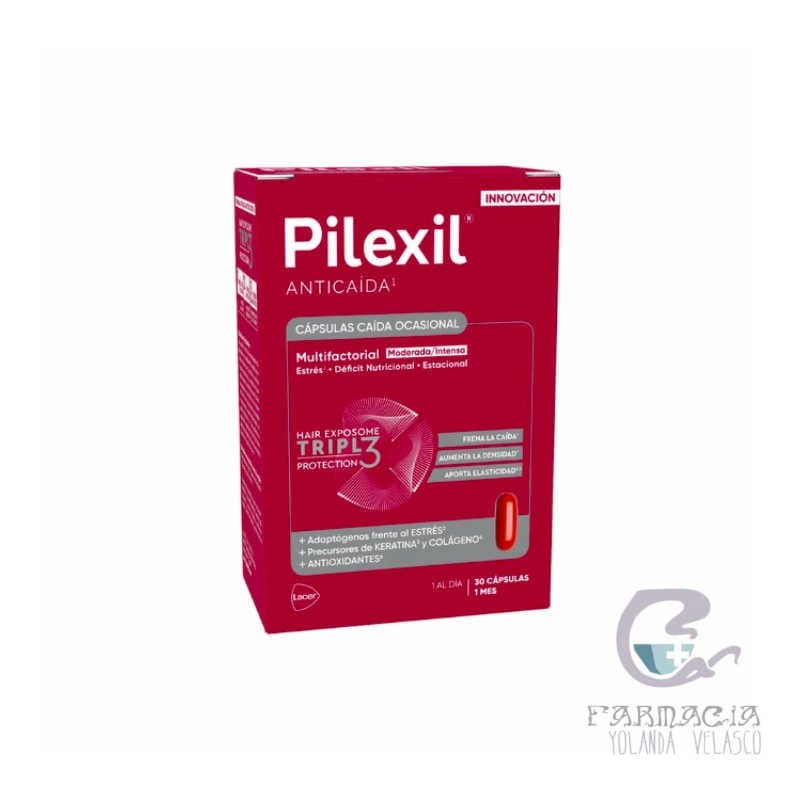 Pilexil Anticaída Cápsulas Caída Ocasional 30 Cápsulas