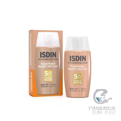 Fotoprotector Isdin SPF 50+ Fusion Water Color 50 ml