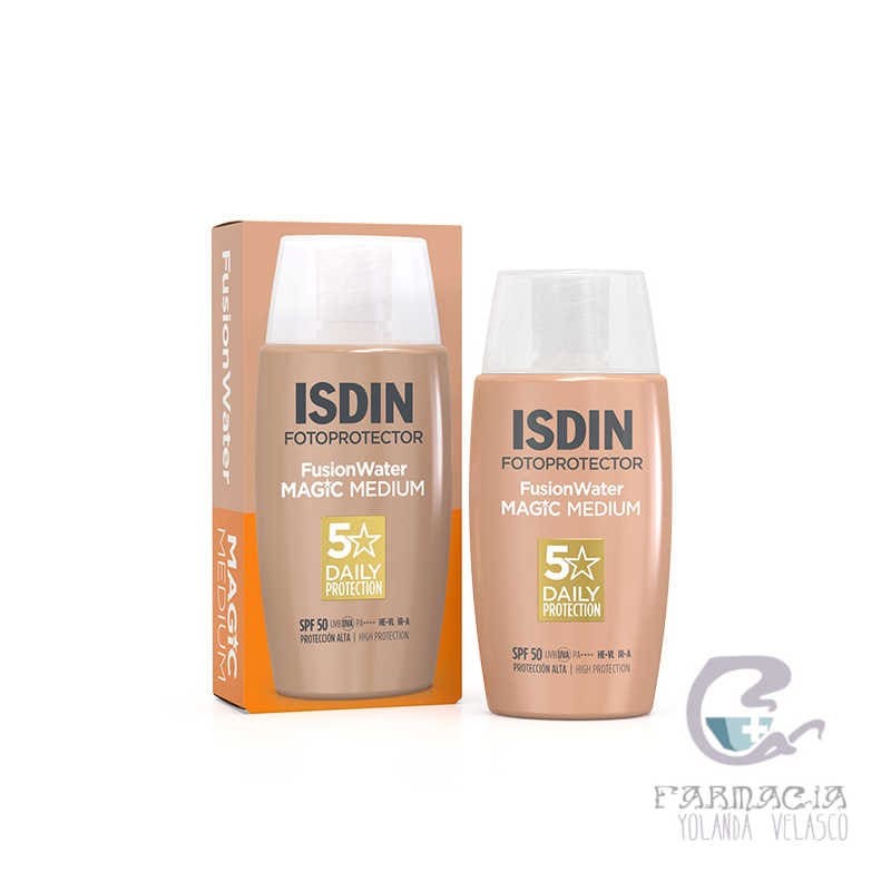 Fotoprotector Isdin SPF 50+ Fusion Water Color 50 ml
