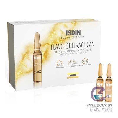 Isdinceutics Flavo C Ultraglican 30 Ampollas 2 ml