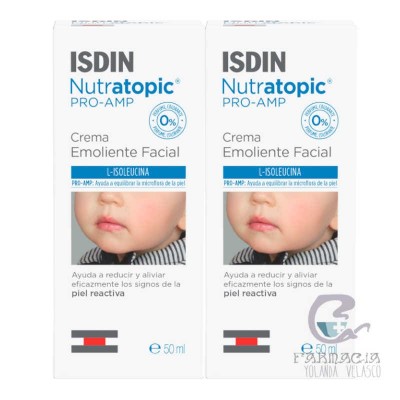 Isdin Nutratopic Crema Facial Duplo 2x50 ml