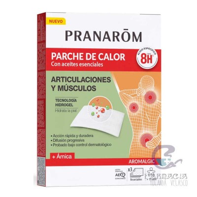 Pranarom Aromalgic Parches de Calor 3 Unidades Recortables