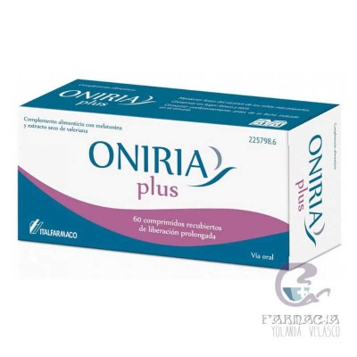 Oniria Plus 60 Comprimidos Recubiertos Liberación Prolongada