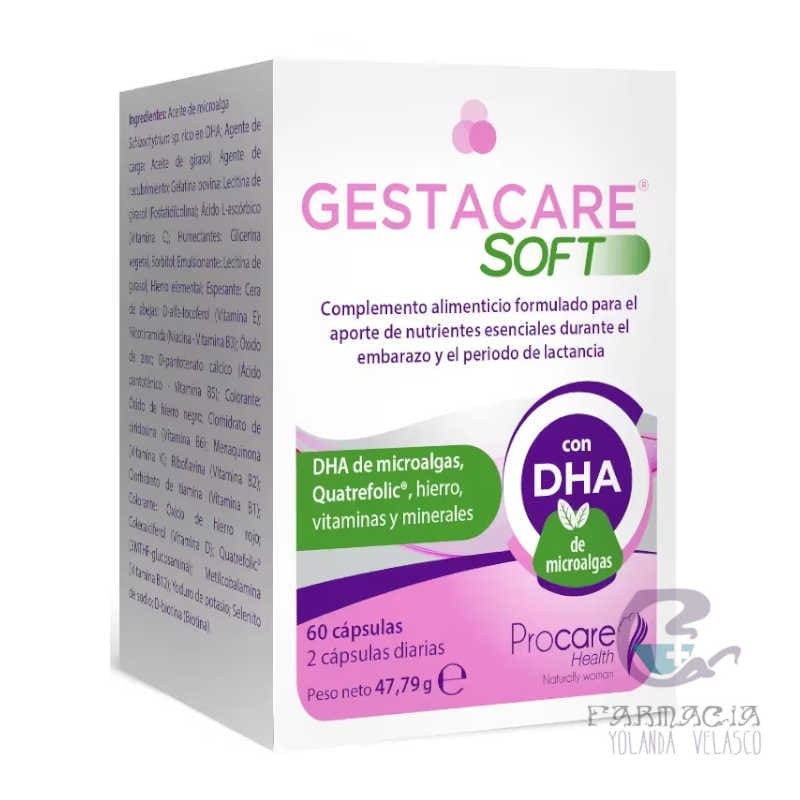 Gestacara Soft 60 Cápsulas