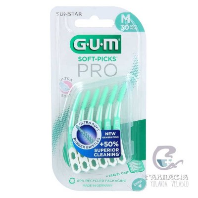 Gum Soft Picks Pro M 30 Unidades