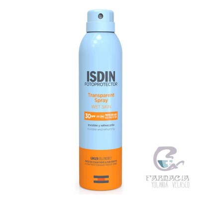 Fotoprotector Isdin SPF 30 Spray Transparente Wet Skin 250 ml