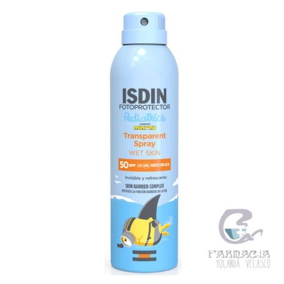 Fotoprotector Isdin SPF50 Pediatrics Spray Transparente WetSkin 250 ml