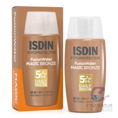 Fotoprotector Isdin SPF50 Fusion Water Color 50 ml Bronze