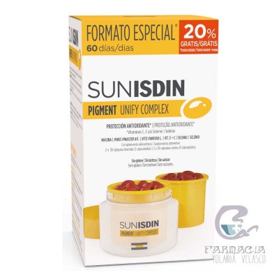 Sunisdin Pigment 60 Cápsulas Blandas