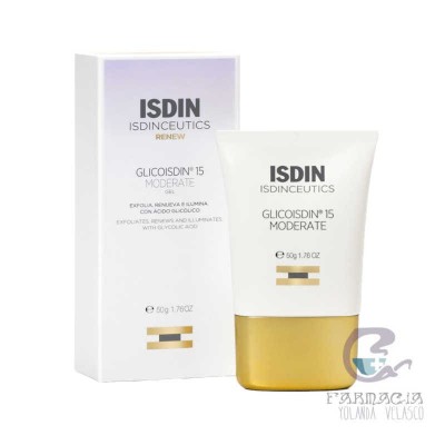 GlicoIsdin Gel Facial Antiedad 15% Glicólico 50 ml