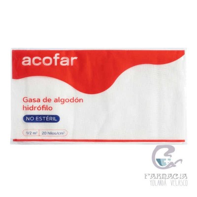 Gasa Algodón Hidrófilo no Esteril Acofarma 1m2
