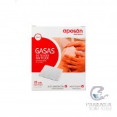 Aposan Gasa Esteril Tejido Sin Tejer Compresas 10x10 cm 20 Unidades