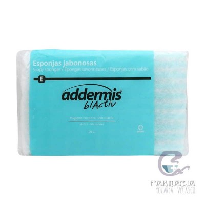 Addermis Biactiv Esponja Enjabonada 20 Esponjas
