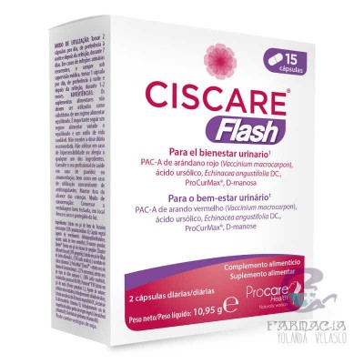Ciscare Flash 15 Cápsulas